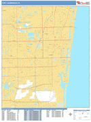 Fort Lauderdale Digital Map Basic Style